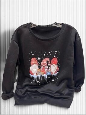 Men's Christmas Gnome Sweatshirt Size Extra Large